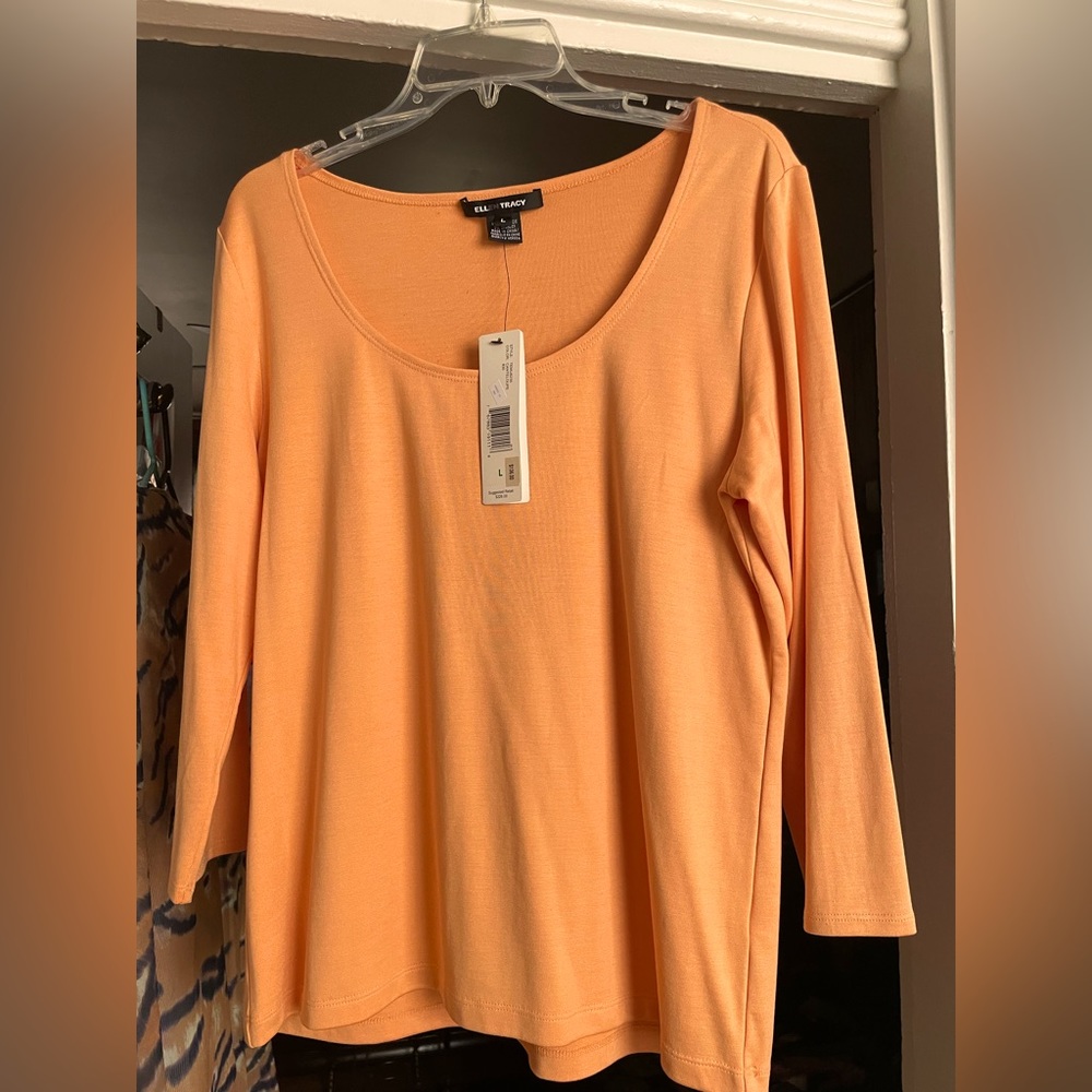 Ellen Tracy Mandarin top.